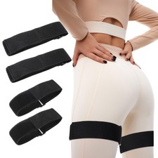 BFR Occlusion Bands for Women Legs Glutes Hip Building Flow Restriction Black
