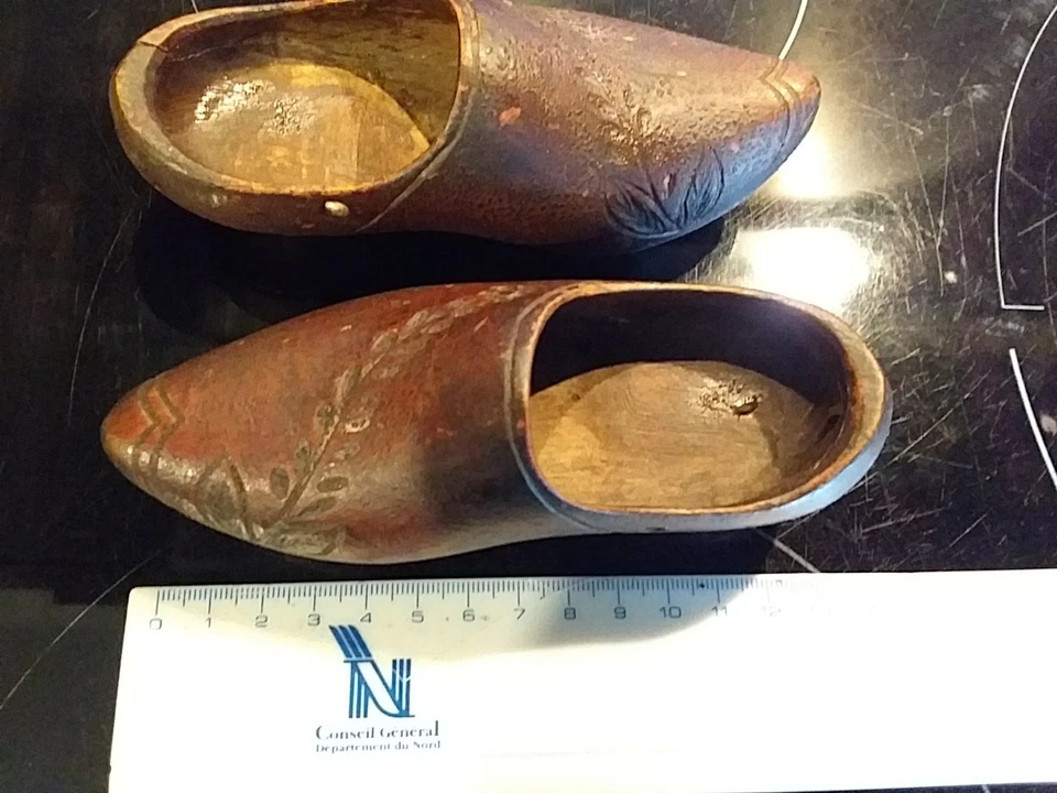 Petits Sabots décoratifs de 13,5 Cms anciens - Photo 4/4