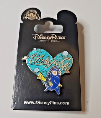 2016 DORY FINDING NEMO- ADORYABLE ADORABLE HEART PIN - #114907 New