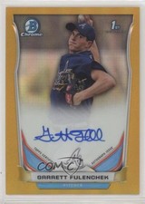 2014 Bowman Draft Chrome Pick Gold Refractor 24/50 Garrett Fulenchek Auto mw3