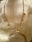 17 Pc Gold Tone Costume Fashion jewelry Earrings Crown Hearts Necklaces Lot New — photo 5