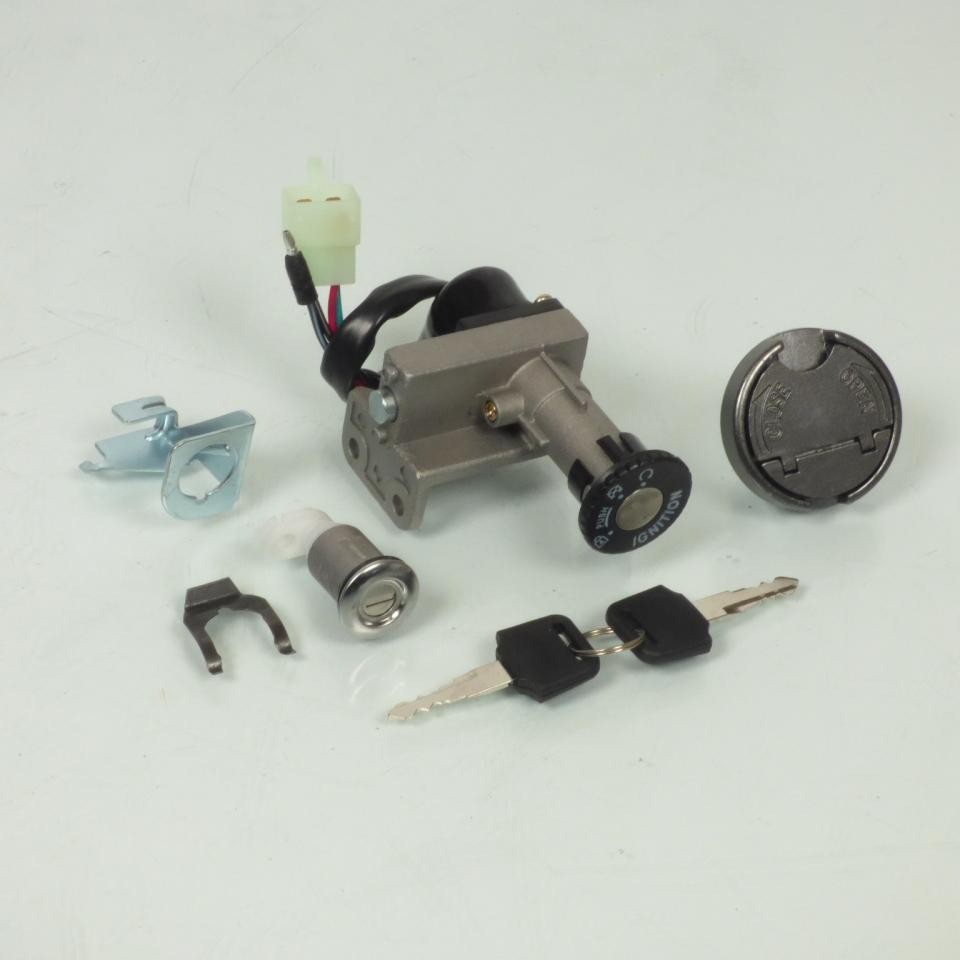 Kit serrure Teknix pour Kymco Agility 50 4T R12 avec neiman complet neuf