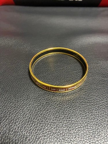 HERMES Enamel Bangle Bracelet