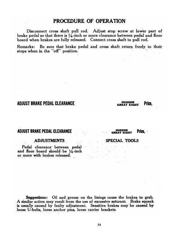Libro de ocho talleres de reparación Hudson 8 Service Manual 1930 1931 1932 1933  Foto 2 de 4