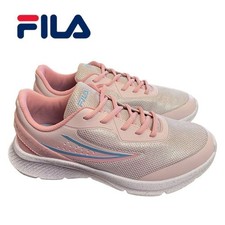 NEW Fila Big Girl's Optix 3 Pink Sparkles Running Tennis Shoes Sneakers 6.5