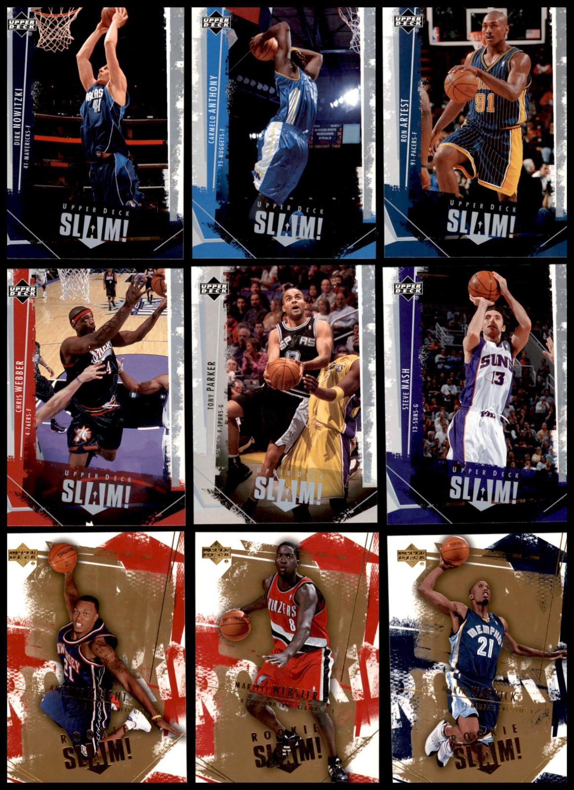 2005-06 Upper Deck Slam Basketball Complete Your Set #1-120 You Pick!