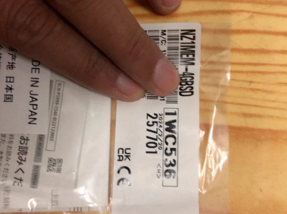 1PC New Mitsubishi NZ1MEM-4GBSD NZ1MEM4GBSD 4GB Memory Card Free Ship - Image 3 of 4