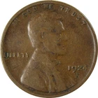 1924 D Lincoln Wheat Cent AG About Good Penny 1c Coin SKU:I26297