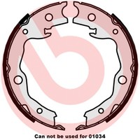 Brembo S 56 545 Bremsbackensatz, Feststellbremse For Lexus Nissan Nissan (Dfac)
