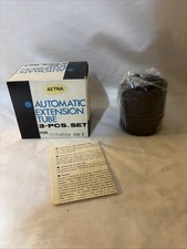 Aetna Extension Tube 3 piece Set Olympus OM- I 12mm, 20mm, 36mm tubes