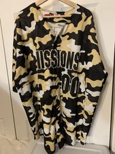 Pro Sphere Missions Mens Sz 4XL Camo Jersey Baseball #00