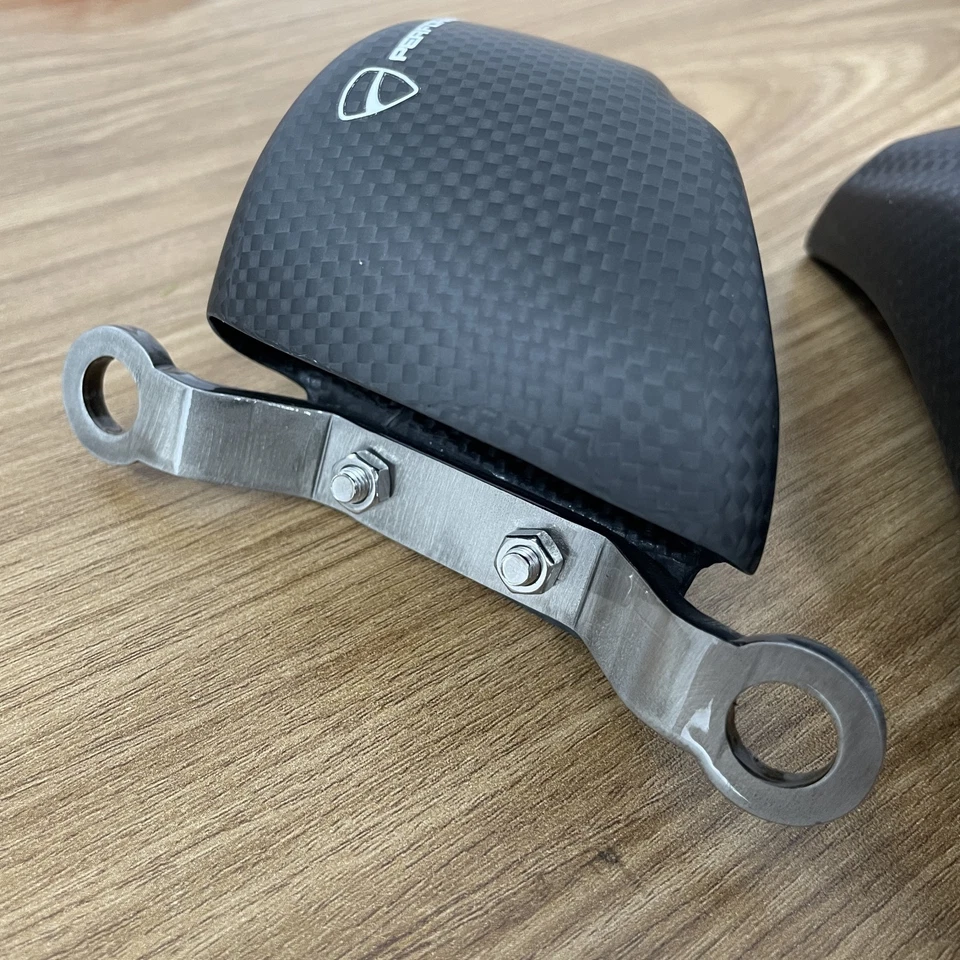 Conductos de freno de aire de fibra de carbono para Ducati Streetfighter V4 V4S V2 2020-2024 2023 Foto 3 de 4