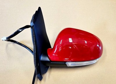 AUßENSPIEGEL Spiegel elektrisch Für VW GOLF V PLUS VI PLUS rot LY3D klappbar