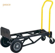 Harper Trucks 700lb Capacity Glass Filled Nylon Convertible Hand Truck and Dolly