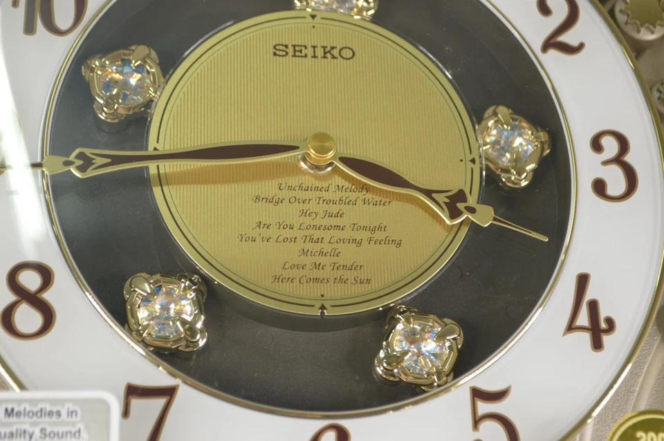 Seiko Melodies in Motion Wall Clock 07 Collector's Edition Swarovski NOT WORKING - Image 3 of 4