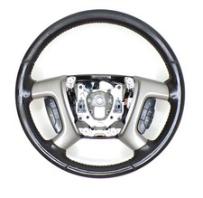Chevrolet Gmc 07-14 Tahoe Yukon Steering Wheel Black Ebony Leather