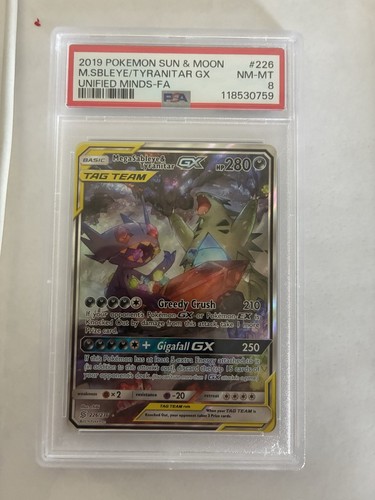 Mega Sableye & Tyranitar-GX graded PSA 8 for sale on eBay