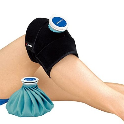 ZAMST Icing Ice Pack + Supporter for Adults/Wrists, Elbows, Knees, Ankles
