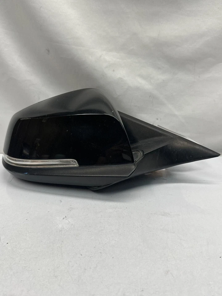 Зеркало двери BMW 328 2013–2018 годов в сборе с электроприводом для правой стороны оригинальное глянцевое основание черное - Изображение 4 из 4