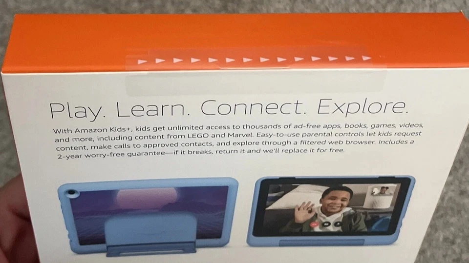 🔥🔥Amazon Fire HD 8 Kids Pro Tablet, 32GB, Color- Cyber Sky Blue🔥🔥New &Sealed - Image 3 of 3