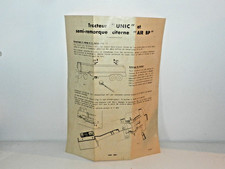 Dinky Toys FR 887 Battery Holder Manual 887 Unic Air BP Original 1960s