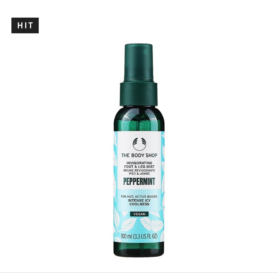 The Body Shop Peppermint Invigorating Foot & Leg Mist Spray,