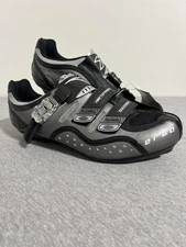 Diadora Ergo Road Cycling Shoes Micro CL Ratchet 3-Bolt Black Silver Composite