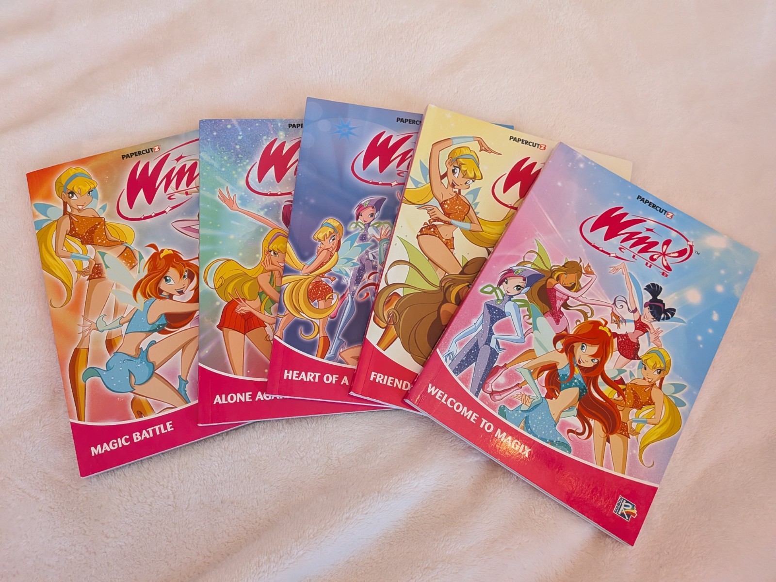 WINX Club graphic novels books set of 5 - Welcome to Magix, Heart of a Fairy etc