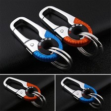 Keychain Key Ring Hook Outdoor Stainless Steel Buckle Carabiner Climbing Random