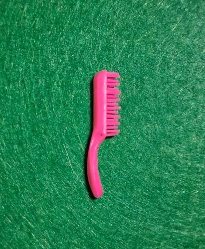 Vintage Barbie BUDOIR SET HOT PINK BRUSH (1968), Mattel