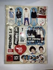 One Direction 1D Sticker & Pin Button Badge Pack 17 Stickers 5 Pins Liam & Zayn