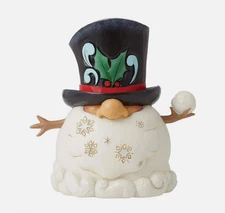 Jim Shore Tis the Season to be Freezin - Snowman Gnome Figurine 6012951 2023 NEW