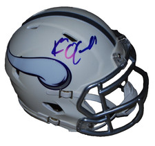 KEVIN O'CONNELL signed (MINNESOTA VIKINGS) mini football helmet BECKETT BW07936
