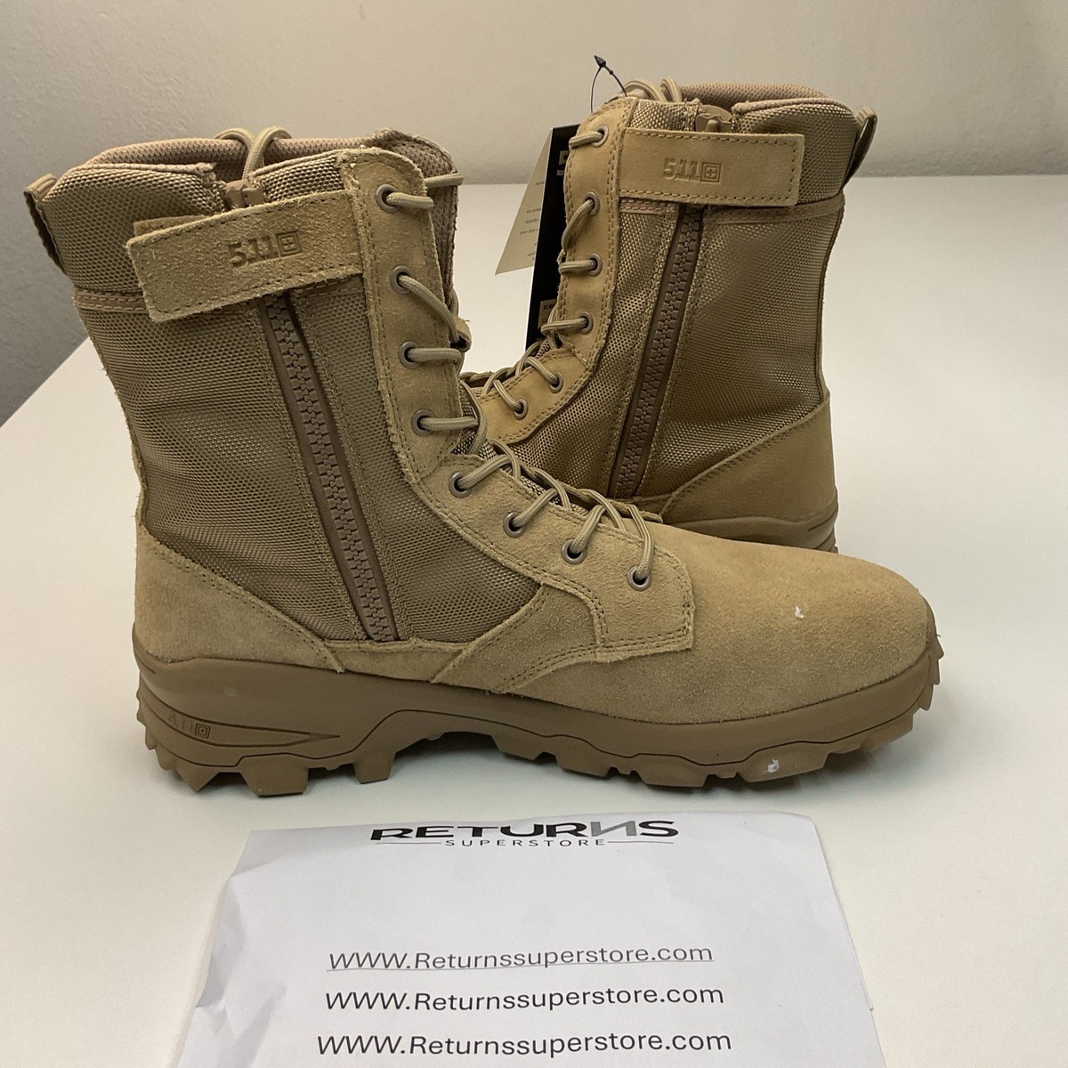 COYOTE 12337 5.11 Tactical Speed 3.0 8” Side Zip Boots US 14 R Coyote | eBay