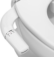 Ultra-Slim Bidet, Non-Electric Dual Nozzle Posterior/Feminine Wash Fresh