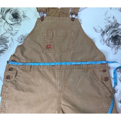 Dickies Canvas Bib Overalls size M image 4