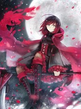 Weapon Ruby Rose Character Rwby Dress Girls Short Anime Poster 11x17in Wall Art