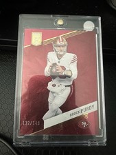 2023 Panini Donruss Elite Brock Purdy #10 Red #/149