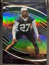 2025 Panini Absolute Football Shavon Revel Jr. Rookie Spectrum Green /25 #176