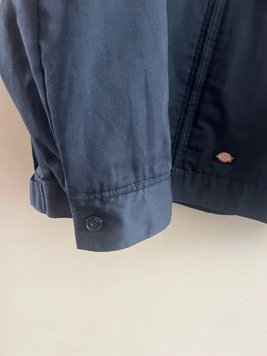 Dickies Eisenhower Jacket Size 5XLR Navy Blue Quilted Lined Workwear image 3