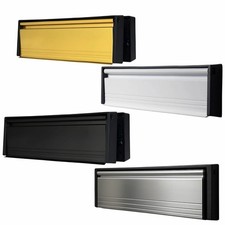 UAP Petit Master Aluminium 10" Letterbox for External Doors 20mm - 40mm