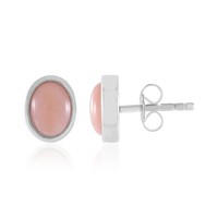 Cavill Damen Ohrringe Opal 1,88Ct Silber 925 Rhodiniert Oval Rosa