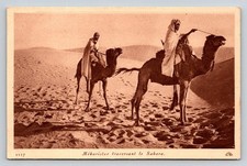 Vintage Sahara Desert Méharistes Camel Riders Postcard - Cie Alsacienne 1117
