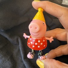 Peppa Pig - Holiday Hawaiian Vacation Red Poka Dot Dress A3