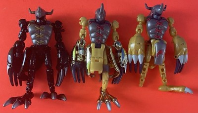 Digimon WarGreymon Agumon Digivolve Figure Bandai 1999 FOR PARTS