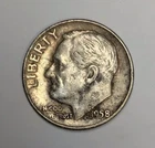 1958 D 10¢ DIME 90% SILVER TEN CENTS DENVER MINT UNITED STATES OF AMERICA USA