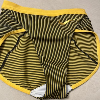 Womens XXS Nike Pro Elite Track & Field Running Briefs FD5886-000 Made USA  Gold