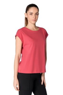 Damen Oversize T-shirt Bio-Baumwolle Kurzarmshirt