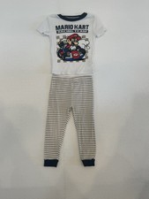 Mario Kart Boys 2PC Pajama Set Long Sleeve Top  Pants Nintendo 3T
