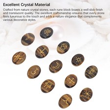 Zestaw runicznych run kamiennych złote napisy do rzemiosła